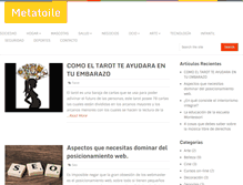 Tablet Screenshot of metatoile.com